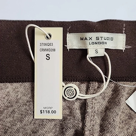 Max Studio Mid Rise Bootcut Trouser Pants - Picture 8 of 14